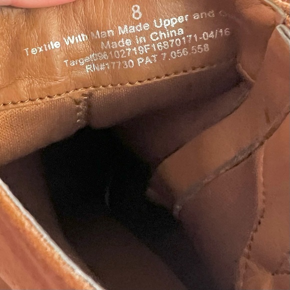 Mossimo Supply Co. Brown Boots Ankle Booties Size 8 - Picture 3 of 16